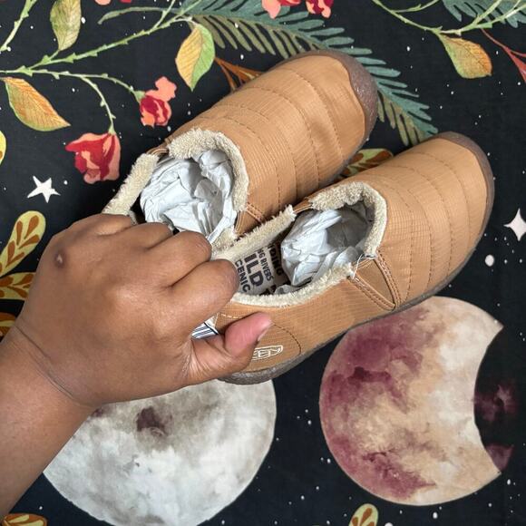 Keen Howser 2 Slippers Brand New Apple Cinnamon/ Safari size 6.5 Gorpcore - Picture 3 of 4